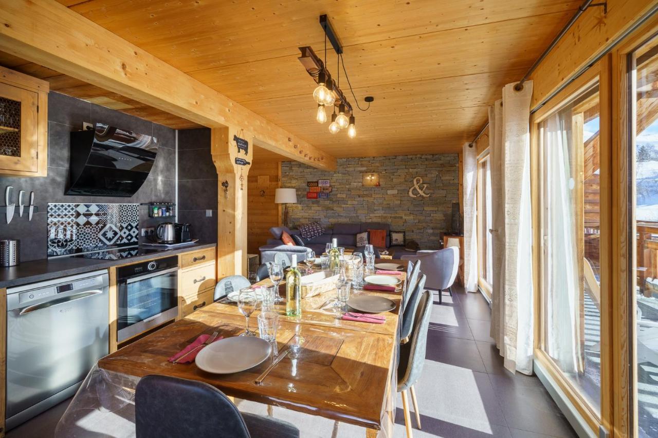 Villa Les Balcons Du Golf Alpe d'Huez Exterior foto